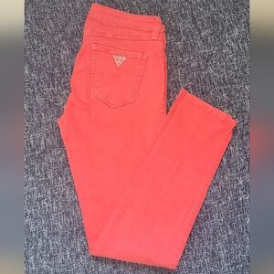 GUESS Red Denim Jeans
